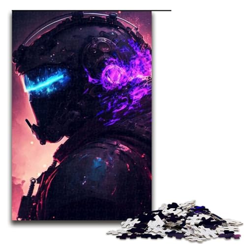 1000-teiliges Puzzle für Erwachsene, Roboter im Weltraum, Puzzle für Lernspiele, Herausforderung, Spielzeug, Kunstwerk, Geschenk, 1000 PCS von mowenbingpeng