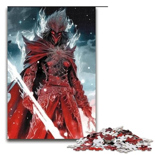 1000-teiliges Puzzle für Erwachsene, Rotgesichtiger Krieger, Puzzle für Erwachsene, Holzpuzzle, anspruchsvolles Spiel, 1000 Teile 1000-teiliges Puzzle für Erwachsene, Rotgesichtiger Krieger, Puzzle für Erwachsene, Holzpuzzle, anspruchsvolles Spiel, 1000 Teile von mowenbingpeng