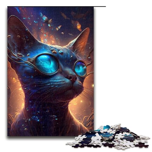 1000-teiliges Puzzle für Erwachsene, Siamkatze, unnatürliches Puzzle für Lernspiele, Herausforderung, Spielzeug, Kunstwerk, Geschenk, 1000 PCS von mowenbingpeng