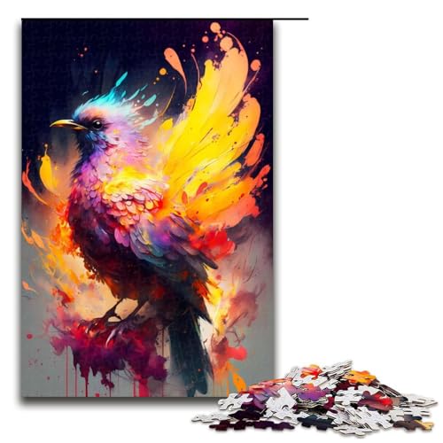 1000-teiliges Puzzle für Erwachsene, mystischer Phönix, abstraktes Holzpuzzle, Lernspiel für Erwachsene, Herausforderungsspielzeug, 1000 Teile 1000-teiliges Puzzle für Erwachsene, mystischer Phönix, abstraktes Holzpuzzle, Lernspiel für Erwachsene, Herausforderungsspielzeug, 1000 Teile von mowenbingpeng