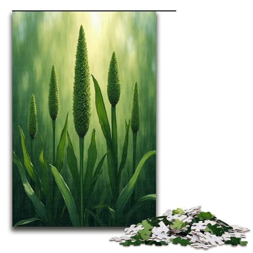 1000-teiliges Puzzle für Erwachsene Cattail Deep Puzzle praktisches Spiel 1000 Teile (75 x 50 cm) von mowenbingpeng