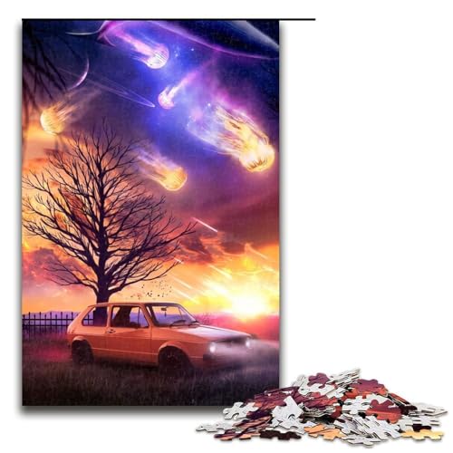 1000-teiliges Puzzle für Erwachsene Cosmic Sea-Puzzles für Erwachsene Holzpuzzle anspruchsvolles Spiel 1000 Teile (75 x 50 cm) von mowenbingpeng