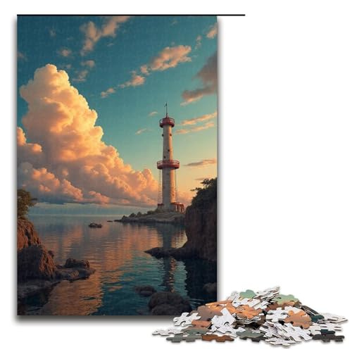 1000-teiliges Puzzle für Erwachsene Dreamland-Puzzles für Erwachsene Holzpuzzle anspruchsvolles Spiel 1000 Teile (75 x 50 cm) von mowenbingpeng