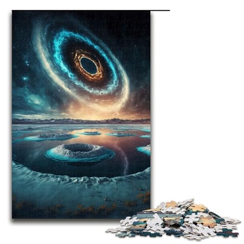 1000-teiliges Puzzle für Erwachsene Farben des Weltraumplaneten-Puzzles Hands-on-Spiel 1000 Teile (75 x 50 cm) von mowenbingpeng