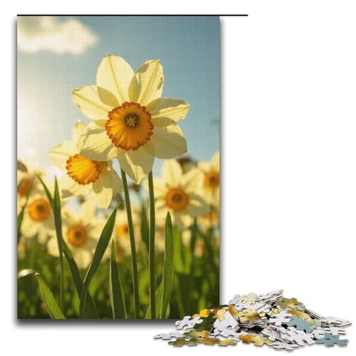 1000-teiliges Puzzle für Erwachsene Frühlingsfreude-Spiel Puzzles ganze Familie 1000 Teile (38 x 26 cm) von mowenbingpeng