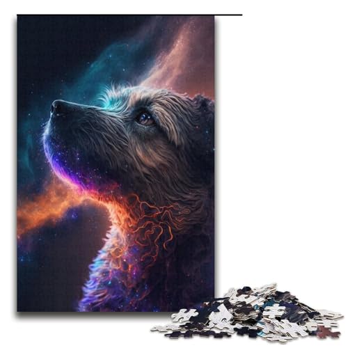 1000-teiliges Puzzle für Erwachsene Haustier-Yorkshire-Terrier-Spiel Puzzles ganze Familie 1000 PCS (38 x 26 cm) von mowenbingpeng