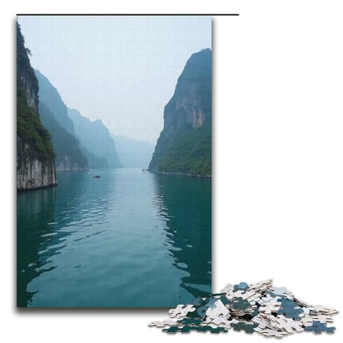 1000-teiliges Puzzle für Erwachsene Image-uNEzjOcpXWUFx-UZAWJt Holzpuzzle für Erwachsene und Kinder Stressabbau-Tool 1000 Teile (38 x 26 cm) von mowenbingpeng