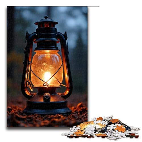 1000-teiliges Puzzle für Erwachsene Laterne zum Aufhängen Holzpuzzle für Erwachsene Lernspiel Herausforderungsspielzeug 1000 Teile (75 x 50 cm) von mowenbingpeng