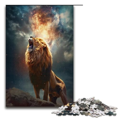1000 teiliges Puzzle für Erwachsene Lions of The Galaxy Hands on Spiel 1000 Teile (38 x 26 cm) von mowenbingpeng