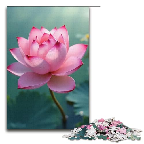 1000-teiliges Puzzle für Erwachsene Lotuswind-Puzzle für Erwachsene Holzpuzzle anspruchsvolles Spiel 1000 Teile (38 x 26 cm) von mowenbingpeng