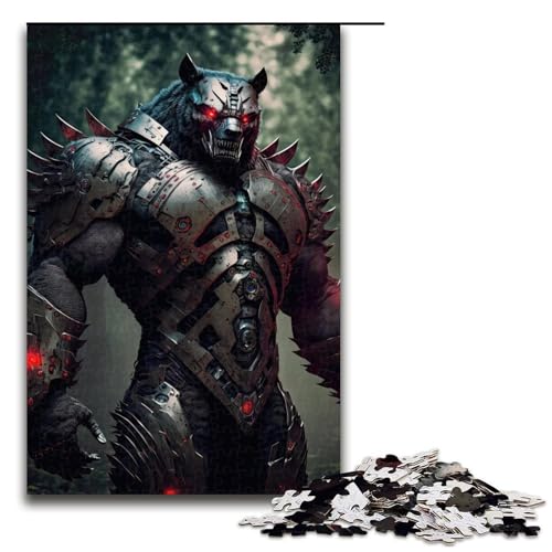 1000-teiliges Puzzle für Erwachsene Mechanisches Bären-Puzzle, praktisches Spiel, 1000 Teile von mowenbingpeng