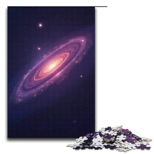 1000-teiliges Puzzle für Erwachsene Milchstraßen-Erguss Puzzle für Lernspiele Herausforderung Spielzeug Kunstwerk Geschenk 1000 Teile (38 x 26 cm) von mowenbingpeng