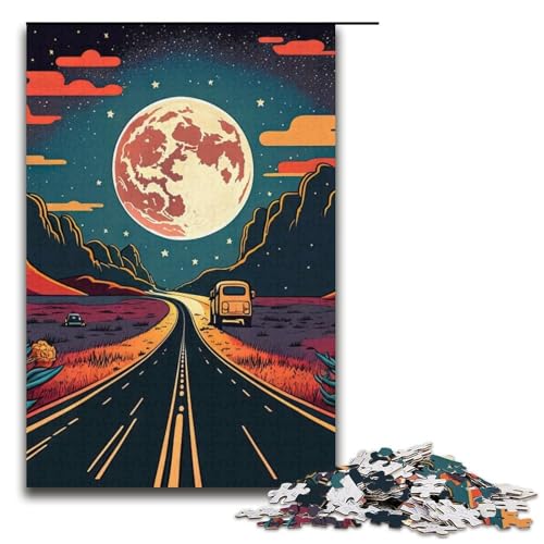 1000-teiliges Puzzle für Erwachsene Psychedelic12 Puzzle Hands-on-Spiel 1000 Teile (38 x 26 cm) von mowenbingpeng