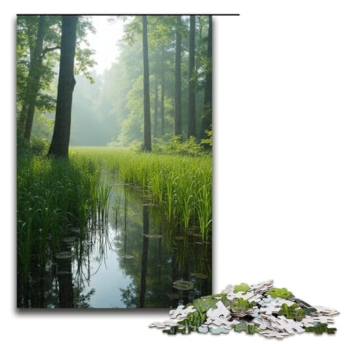 1000-teiliges Puzzle für Erwachsene Reed Marsh-Spiel Puzzles ganze Familie 1000 Teile (75 x 50 cm) von mowenbingpeng