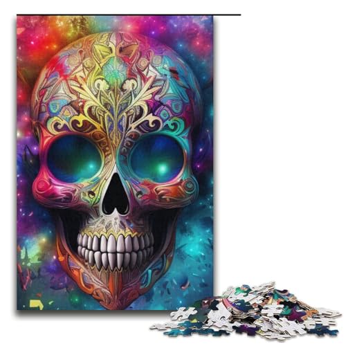 1000-teiliges Puzzle für Erwachsene Regenbogen-Fußball-Puzzle für Erwachsene Papierpuzzle anspruchsvolles Spiel 1000 Teile (38 x 26 cm) von mowenbingpeng
