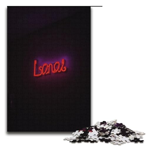 1000-teiliges Puzzle für Erwachsene Spiel Dim Lights ganze Familie 1000 Teile (38 x 26 cm) von mowenbingpeng