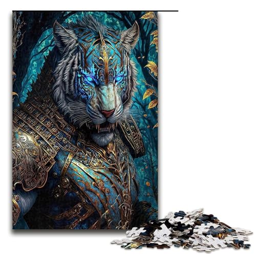 1000 teiliges Puzzle für Erwachsene Tiger Spiel Puzzles ganze Familie 1000 Teile (75 x 50 cm) von mowenbingpeng