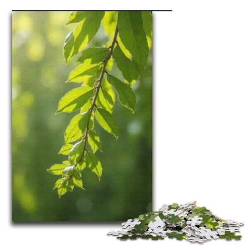1000-teiliges Puzzle für Erwachsene Weidenkätzchen Fliegende Puzzles für Erwachsene Holzpuzzle anspruchsvolles Spiel 1000 Teile (38 x 26 cm) von mowenbingpeng