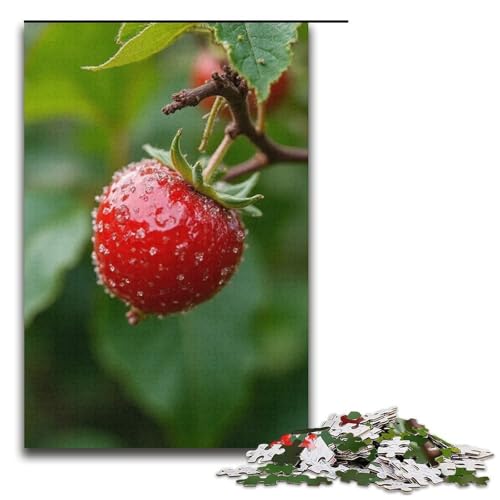 1000-teiliges Puzzle für Erwachsene Wildfrüchte Holzpuzzle Lernspiel für Erwachsene Herausforderungsspielzeug 1000 Teile (38 x 26 cm) von mowenbingpeng