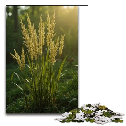1000-teiliges Puzzle für Erwachsene dichtes Schilf als Geburtstagsgeschenk für Teenager ab 14 Jahren 1000 Teile (75 x 50 cm) von mowenbingpeng