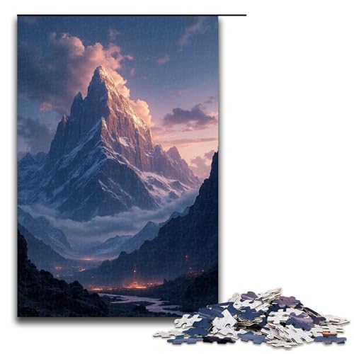 1000-teiliges Puzzle für Erwachsene großartiges Puzzlespiel perfekte Dekoration für Teenager ab 14 Jahren 1000 Teile (75 x 50 cm) von mowenbingpeng