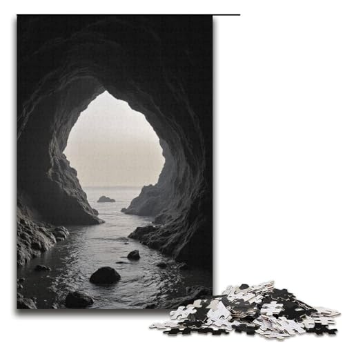 1000-teiliges Puzzle für Erwachsene kleine Höhle Spaß für die ganze Familie Familienspiel Stressabbau schwieriges Herausforderungspuzzle 1000 Teile (38 x 26 cm) von mowenbingpeng
