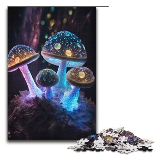 1000-teiliges Puzzle für Erwachsene kosmisches Zauberpilz-Spiel Puzzles ganze Familie 1000 Teile (38 x 26 cm) von mowenbingpeng