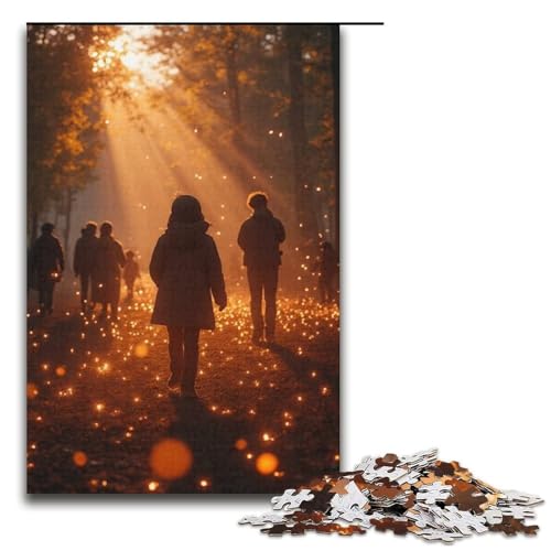 1000-teiliges Puzzle für Erwachsene leichte Schaukel-Puzzles für Erwachsene Holzpuzzle anspruchsvolles Spiel 1000 Teile (38 x 26 cm) von mowenbingpeng
