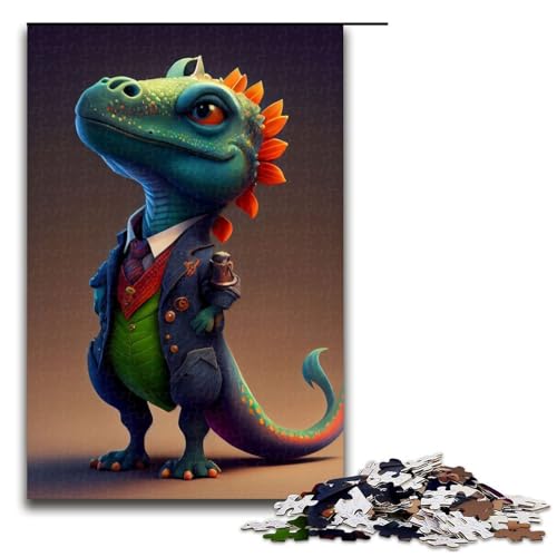 1000-teiliges Puzzle für Erwachsene süßes Mr. Dragon-Puzzle praktisches Spiel 1000 Teile (75 x 50 cm) von mowenbingpeng