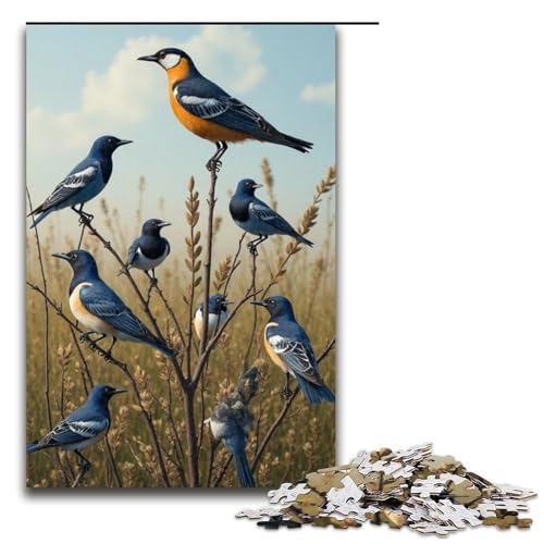 1000-teiliges Puzzle für Erwachsene zurückkehrende Vögel Puzzle für Lernspiele Herausforderung Spielzeug Kunstwerk Geschenk 1000 Teile (75 x 50 cm) von mowenbingpeng