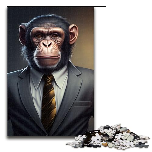 1000-teiliges Puzzle mit Affenanzug und Tiermotiv, Holzpuzzle, Lernspiele, Heimdekoration, 1000 Teile 1000-teiliges Puzzle mit Affenanzug und Tiermotiv, Holzpuzzle, Lernspiele, Heimdekoration, 1000 Teile von mowenbingpeng