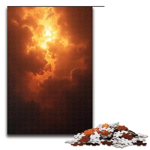 1000-teiliges Radiant-Puzzlespiel Puzzle für Erwachsene geeignet für Paare und Teenager ab 14 Jahren 1000 Teile (75 x 50 cm) von mowenbingpeng