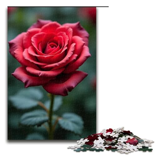 1000-teiliges Rosenranken-Puzzle für Erwachsene unmögliches Puzzle zum Stressabbau für Teenager ab 14 Jahren 1000 Teile (75 x 50 cm) von mowenbingpeng