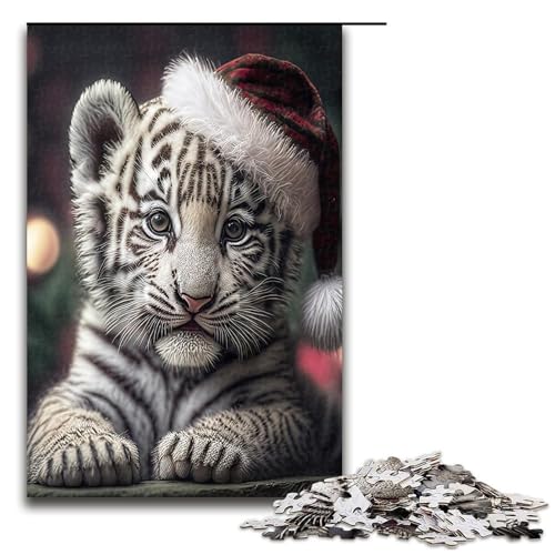 1000 teiliges Tiger Puzzlespiel Puzzle für Erwachsene geeignet für Paare und Teenager ab 14 Jahren 1000 Teile (75 x 50 cm) von mowenbingpeng