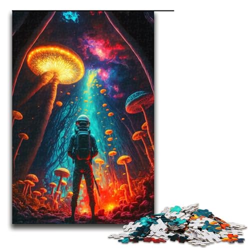 1000-teiliges Zauberpilz-Puzzle für Erwachsene, unmögliches Puzzle zum Stressabbau für Teenager ab 14 Jahren, 1000 Teile 1000-teiliges Zauberpilz-Puzzle für Erwachsene, unmögliches Puzzle zum Stressabbau für Teenager ab 14 Jahren, 1000 Teile von mowenbingpeng