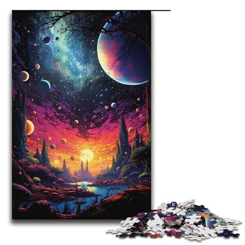 1000-teiliges buntes Puzzle mit psychedelischem Universum. Lustiges Puzzle für die Familie. Tolles Geschenk für Anime-Fans. 1000-teiliges Geschenk für Erwachsene 1000-teiliges buntes Puzzle mit psychedelischem Universum. Lustiges Puzzle für die Familie. Tolles Geschenk für Anime-Fans. 1000-teiliges Geschenk für Erwachsene von mowenbingpeng