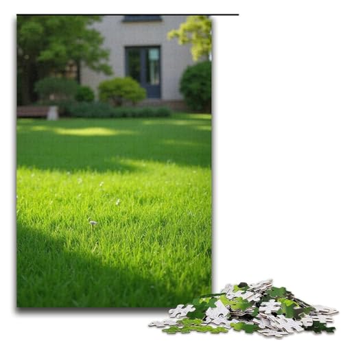 1000-teiliges kleines Rasenpuzzlespiel Puzzle für Erwachsene geeignet für Paare und Teenager ab 14 Jahren 1000 Teile (38 x 26 cm) von mowenbingpeng