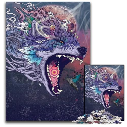 1000teiliges Puzzle Kalopsia Holzpuzzle für Erwachsene Denksportaufgabe Teenager Heimdekoration 1000 Teile (75 x 50 cm) von mowenbingpeng