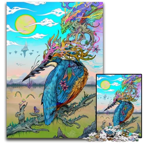 1000teiliges Puzzle für Erwachsene „Hunters Rest“ Puzzles für Erwachsene perfekt als Halloween Weihnachts und Geburtstagsgeschenk 1000 Teile (75 x 50 cm) von mowenbingpeng