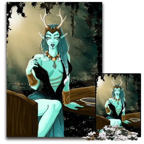 1000teiliges Puzzle für Erwachsene AbendessenPuzzles für Erwachsene Weihnachten Halloween Ostern Neujahr 1000 PCS (75 x 50 cm) von mowenbingpeng