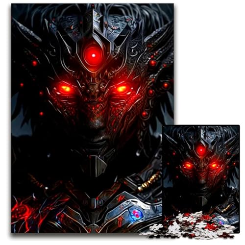1000teiliges Puzzle für Erwachsene CyborgKrieger Puzzles für Erwachsene perfekt als Halloween Weihnachts und Geburtstagsgeschenk 1000 Teile (75 x 50 cm) von mowenbingpeng