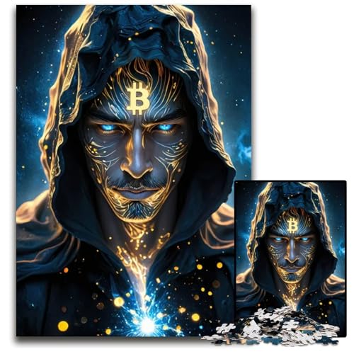 1000teiliges Puzzle für Erwachsene Fantasieporträt von Satoshi Nakamoto dem Schöpfer von Bitcoin Puzzles für Erwachsene Perfekt als Halloween Weihnachts und Geburtstagsgeschenk 1000 Teile (38x26 cm) 1000teiliges Puzzle für Erwachsene Fantasieporträt von Satoshi Nakamoto dem Schöpfer von Bitcoin Puzzles für Erwachsene Perfekt als Halloween Weihnachts und Geburtstagsgeschenk 1000 Teile (38x26 cm) von mowenbingpeng