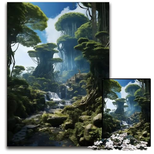 1000teiliges Puzzle für Erwachsene Fantasy Magic Planet Papierpuzzle perfekt für Halloween Weihnachten Geburtstagsgeschenk 1000 PCS (38 x 26 cm) von mowenbingpeng