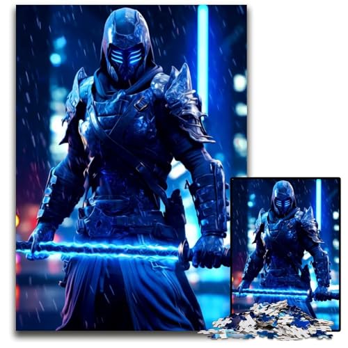 1000teiliges Puzzle für Erwachsene FantasyKriegerPuzzles für Erwachsene perfekt als Halloween Weihnachts und Geburtstagsgeschenk 1000 Teile (38 x 26 cm) von mowenbingpeng