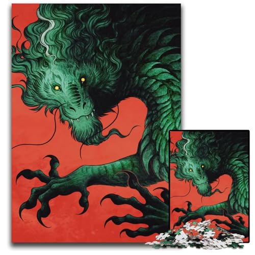 1000teiliges Puzzle für Erwachsene Insight14b Holzpuzzle perfekt als Halloween Weihnachts und Geburtstagsgeschenk 1000 Teile (75 x 50 cm) von mowenbingpeng