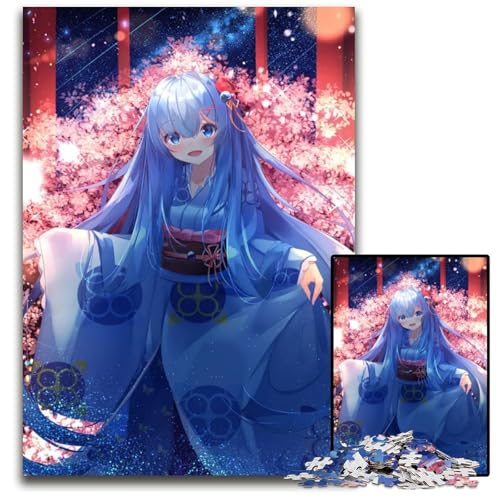 1000teiliges Puzzle für Erwachsene KimonoPuzzles für Erwachsene perfekt als Halloween Weihnachts und Geburtstagsgeschenk 1000 Teile (75 x 50 cm) von mowenbingpeng