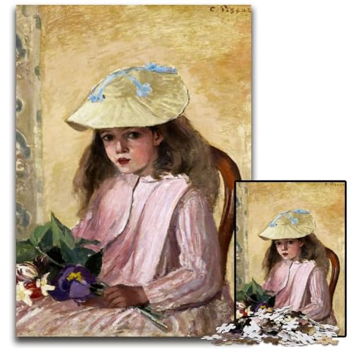 1000teiliges Puzzle für Erwachsene Künstlertochter Puzzles für Erwachsene perfekt für Halloween Weihnachten Geburtstagsgeschenk 1000 Teile (75 x 50 cm) von mowenbingpeng