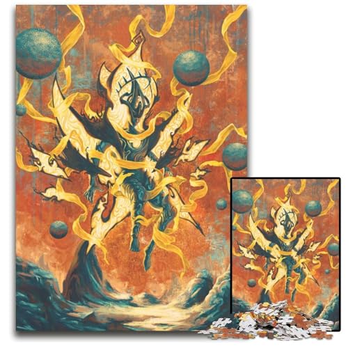 1000teiliges Puzzle für Erwachsene LumicheonPuzzles für Erwachsene perfekt als Halloween Weihnachts und Geburtstagsgeschenk 1000 Teile (38 x 26 cm) von mowenbingpeng