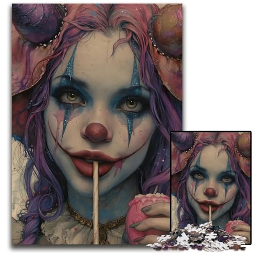 1000teiliges Puzzle für Erwachsene Mädchen Lutscher Papierpuzzle perfekt für Halloween Weihnachten Geburtstagsgeschenk 1000 PCS (38 x 26 cm) von mowenbingpeng