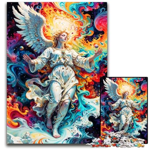 1000teiliges Puzzle für Erwachsene gefallener Engel Puzzles für Erwachsene perfekt für Halloween Weihnachten Geburtstagsgeschenk 1000 Teile (75 x 50 cm) von mowenbingpeng